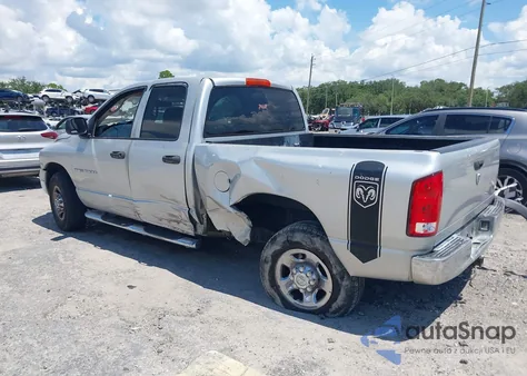 2003 Dodge Ram 2500 Slt/Laramie/St from USA, damaged, VIN 3D7KA28D03G709767